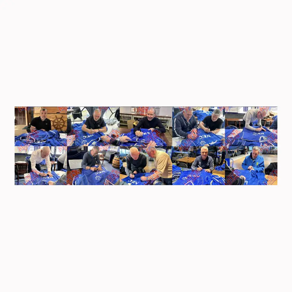 Everton 1987 Champions shirt signed by 12
