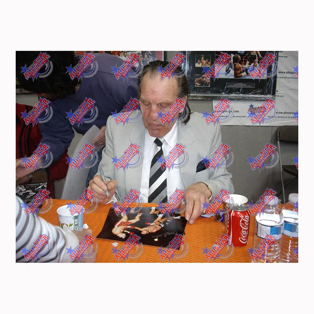 Brian London signed 10x8 photo vs Muhammad Ali