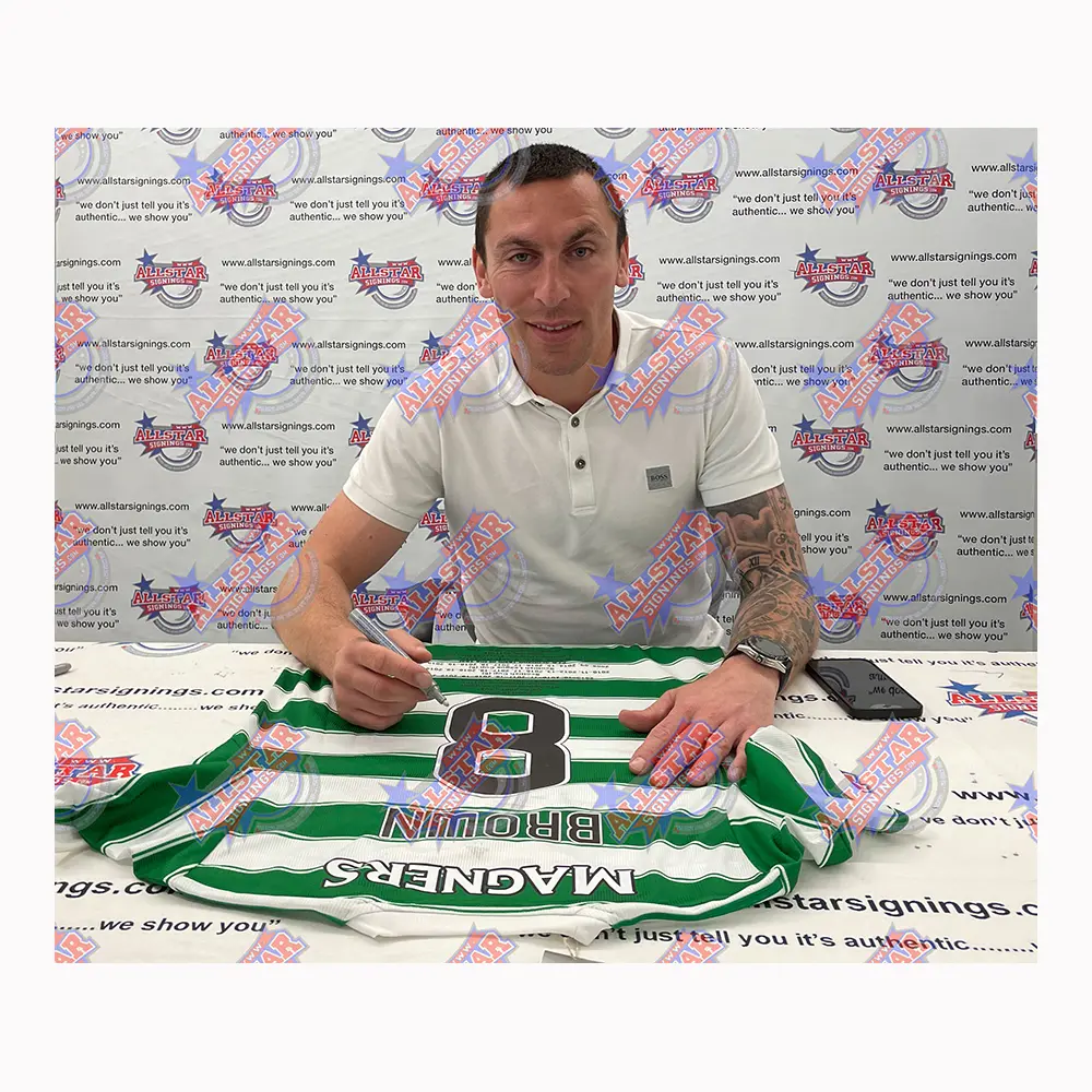 Scott Brown signed Celtic shirt