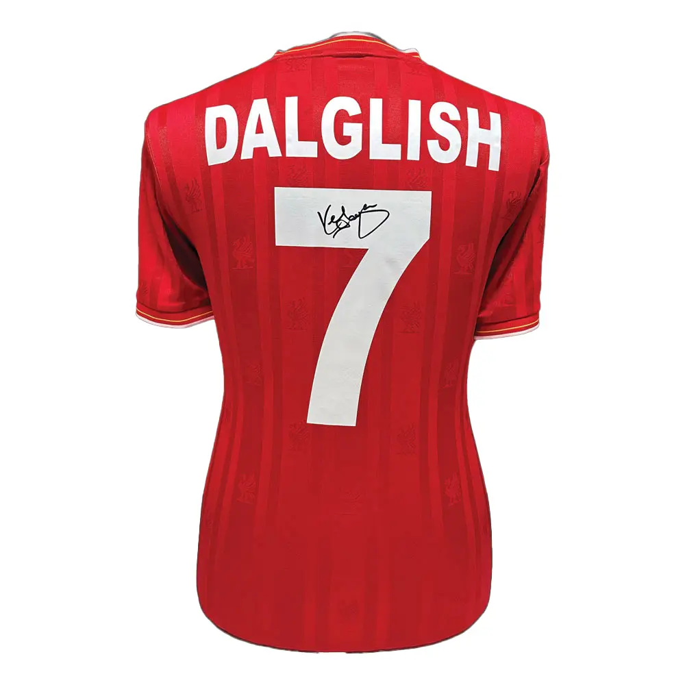 Kenny Dalglish Signed Liverpool 7 shirt