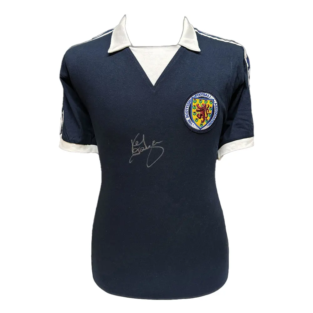 Kenny Dalglish signed Scotland shirt