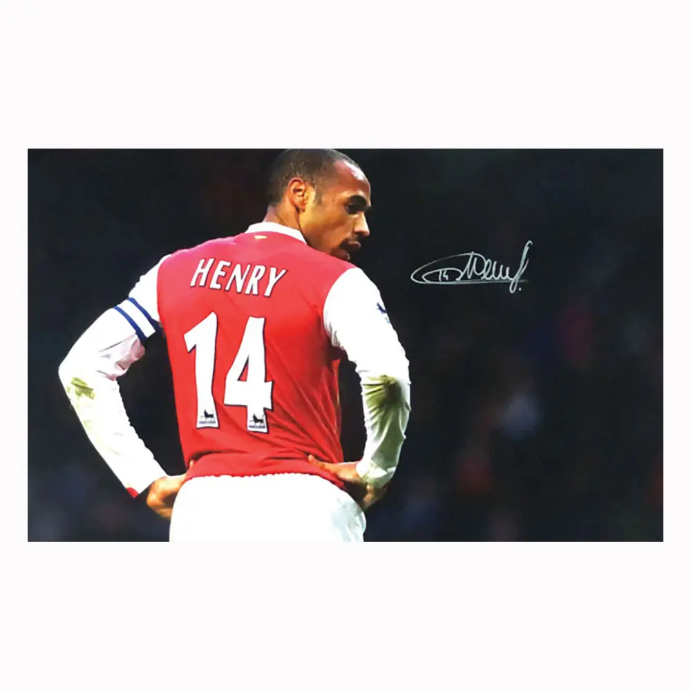Thierry Henry signed Arsenal 20"x 30" photo