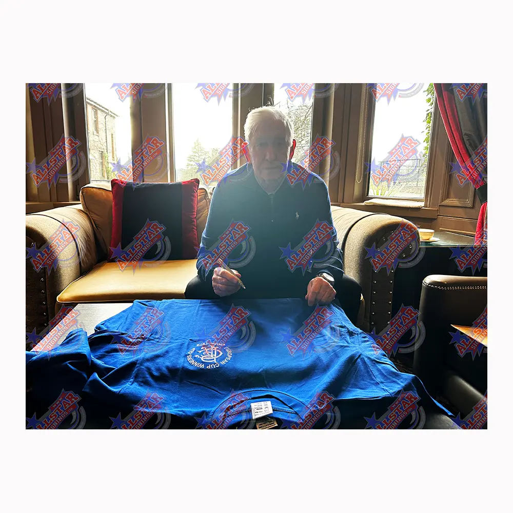 John Greig signed Rangers 1972 Final shirt