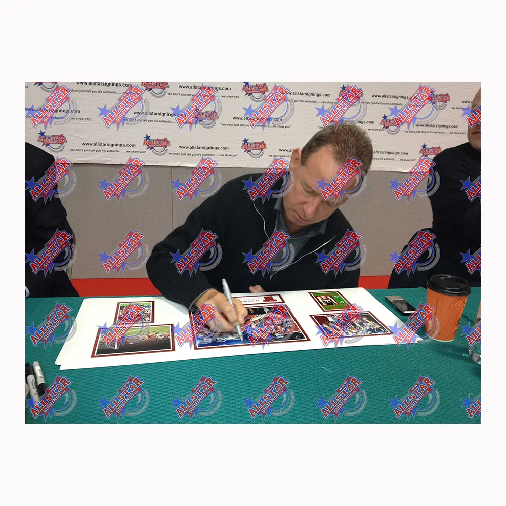 John McGovern signed Nottingham Forest 1979 European Cup Winners storyboard