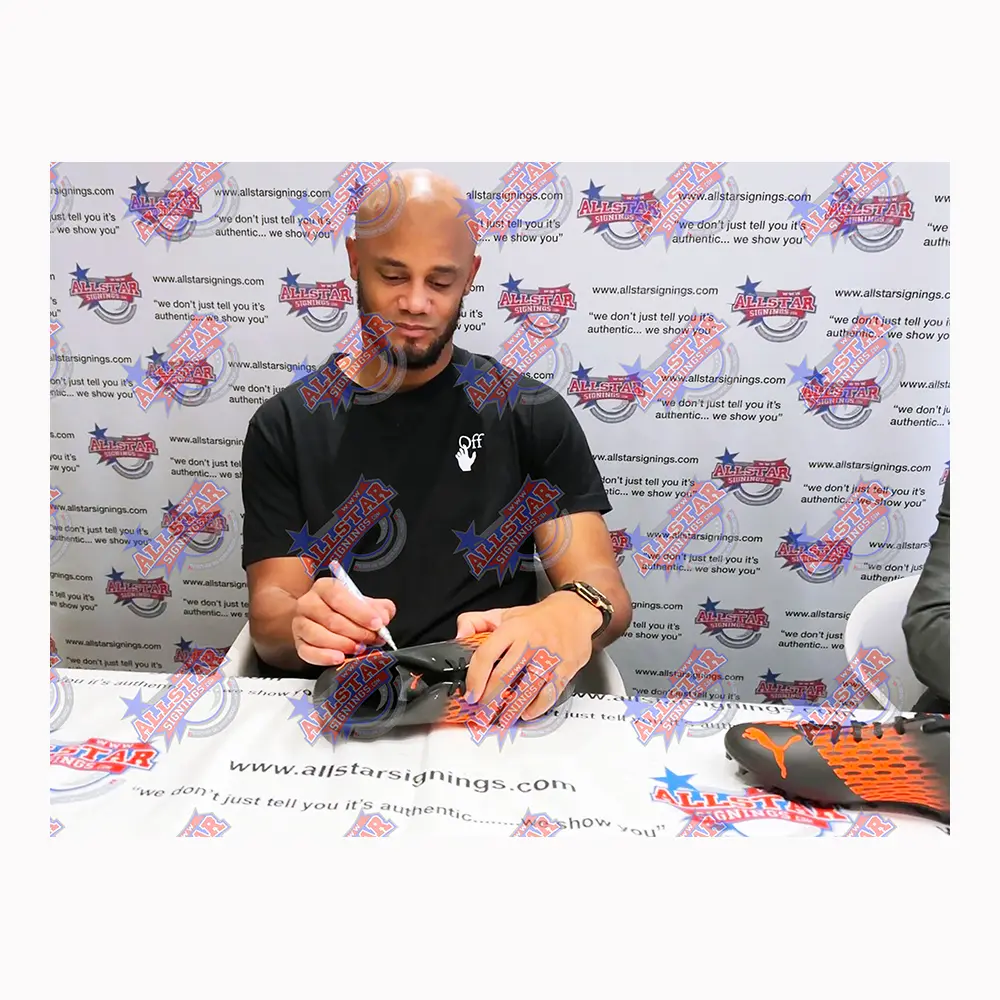 VIncent Kompany signed Puma football boot