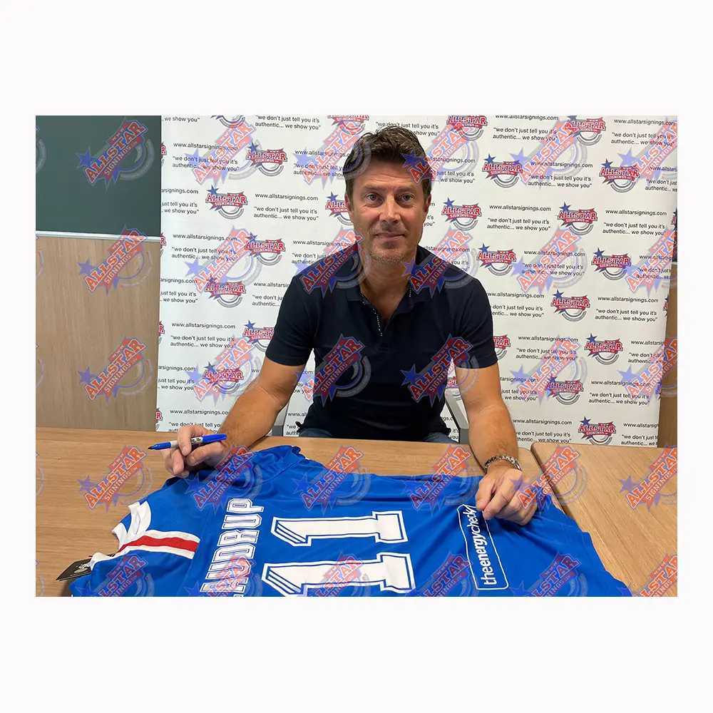 Brian Laudrup signed Rangers 11 shirt