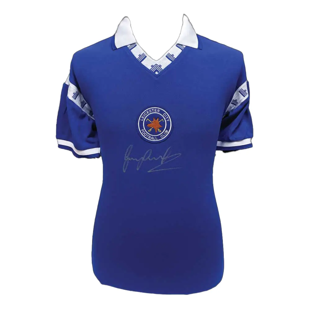 Gary Lineker signed Leicester City 1978 shirt