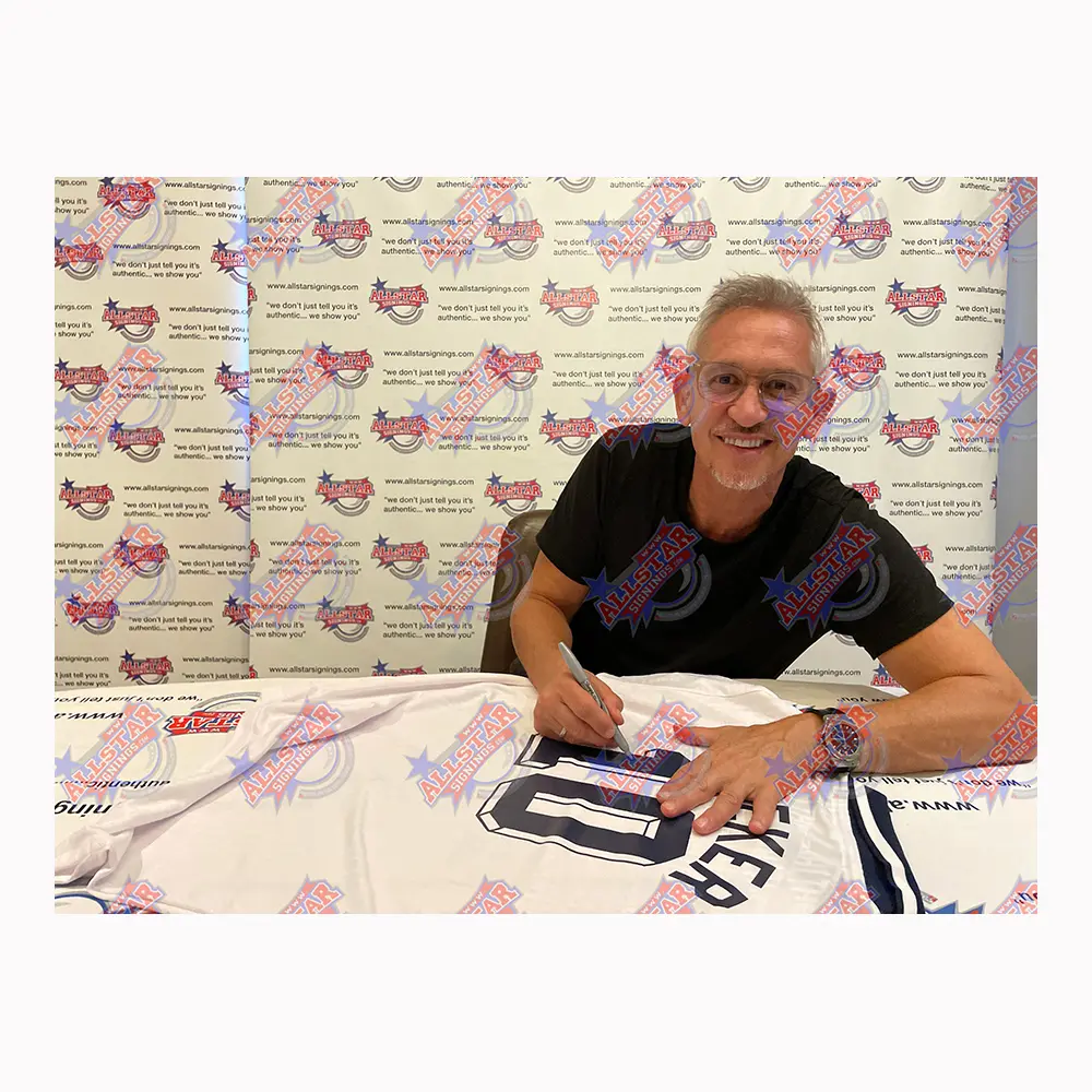 Gary Lineker signed Tottenham 1991 FA Cup Final shirt