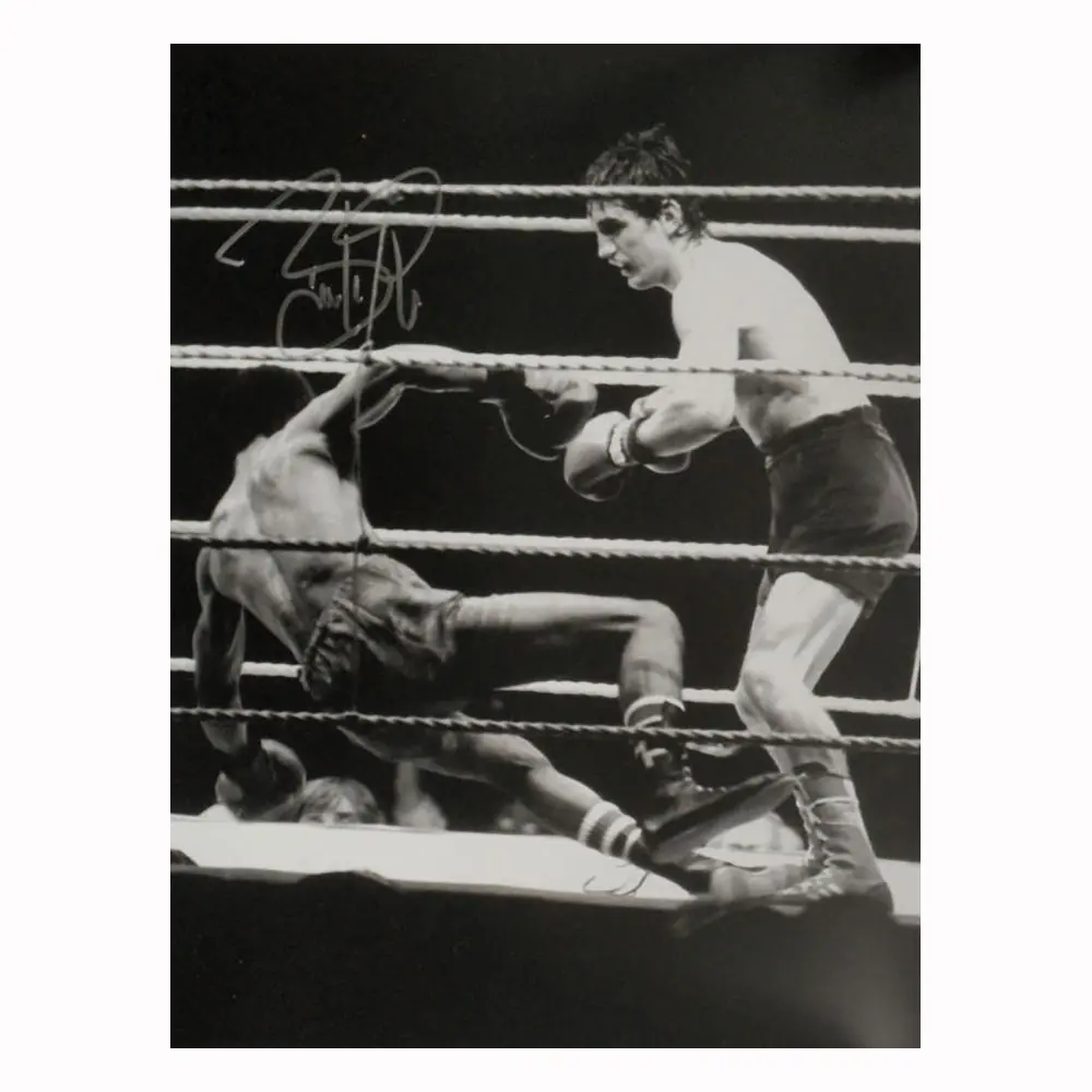 Barry McGuigan signed 16x12 photo