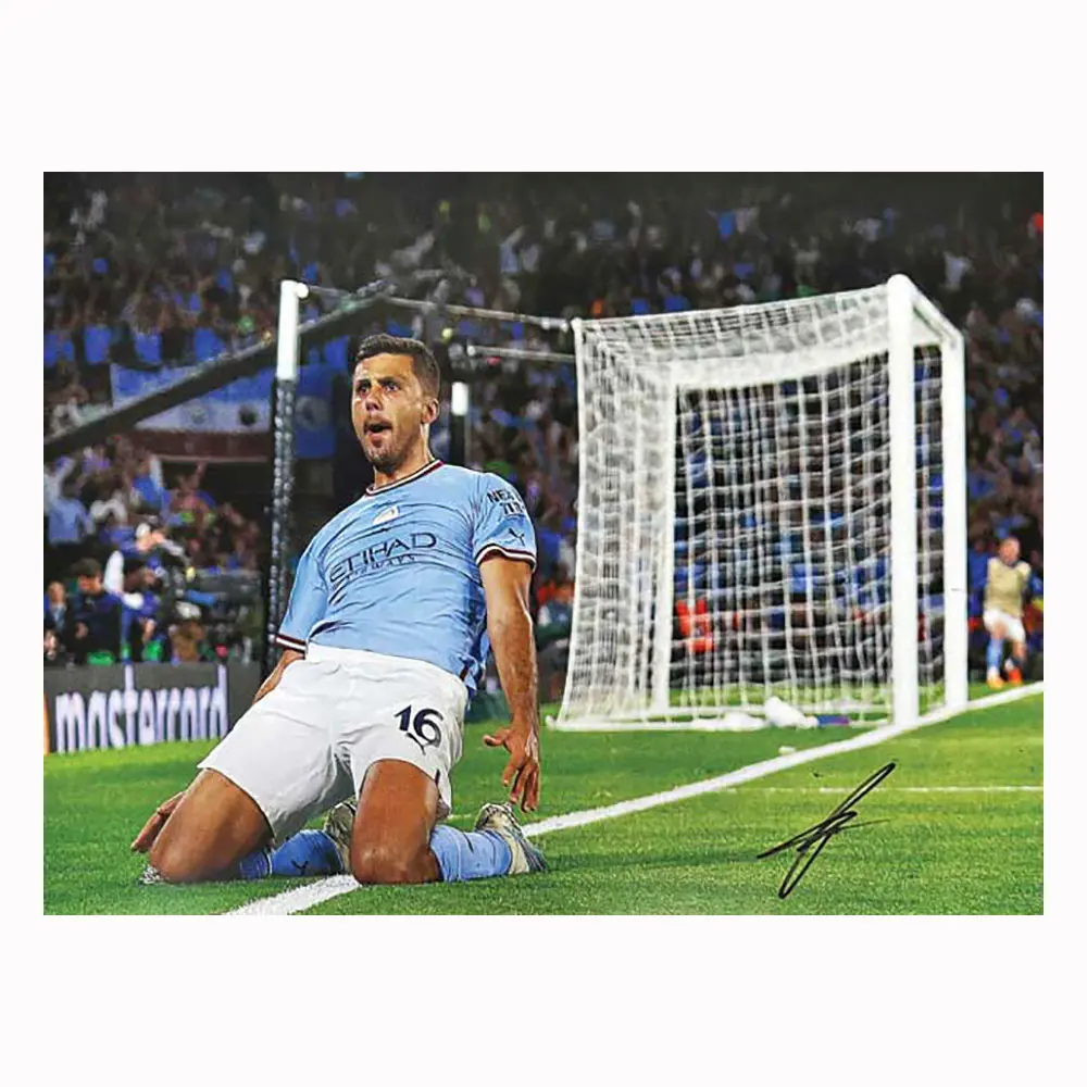 Rodri signed 2023 Champions League Final photo