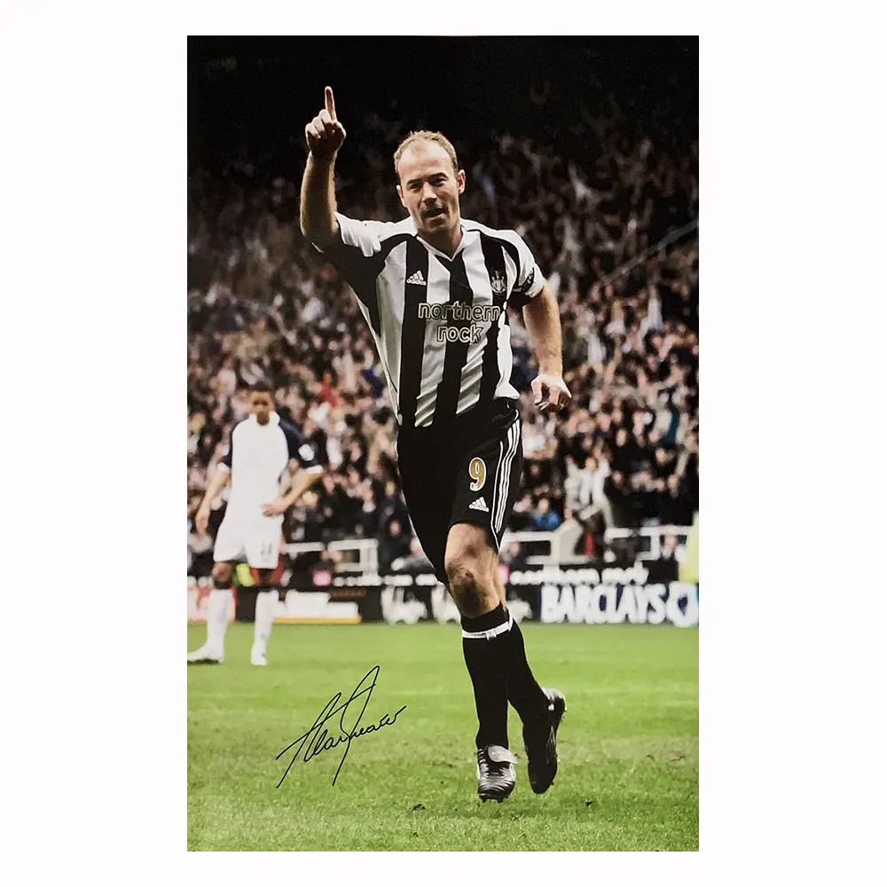 Alan Shearer signed 30x20 Newcastle United photo