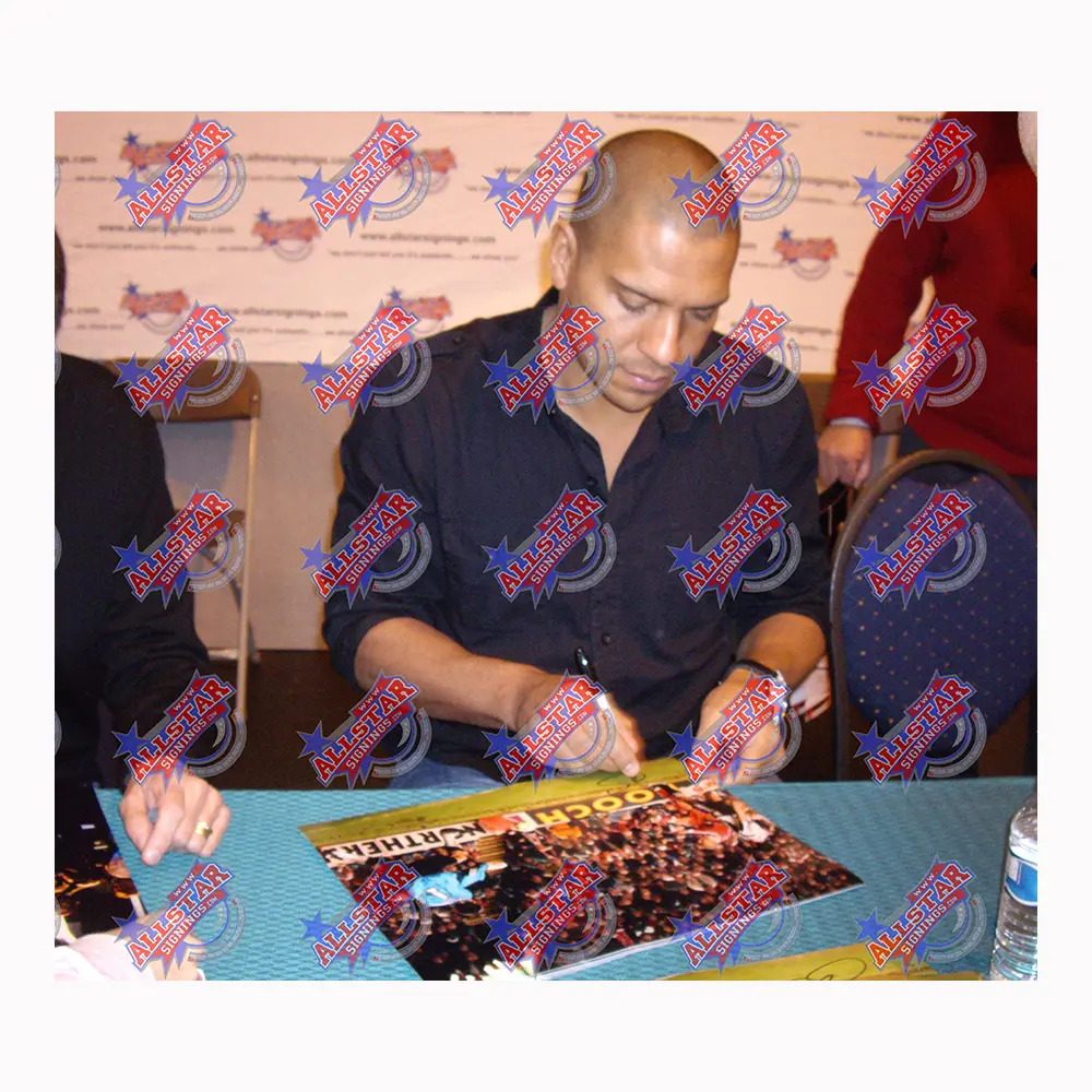 Stan Collymore signed Liverpool photo