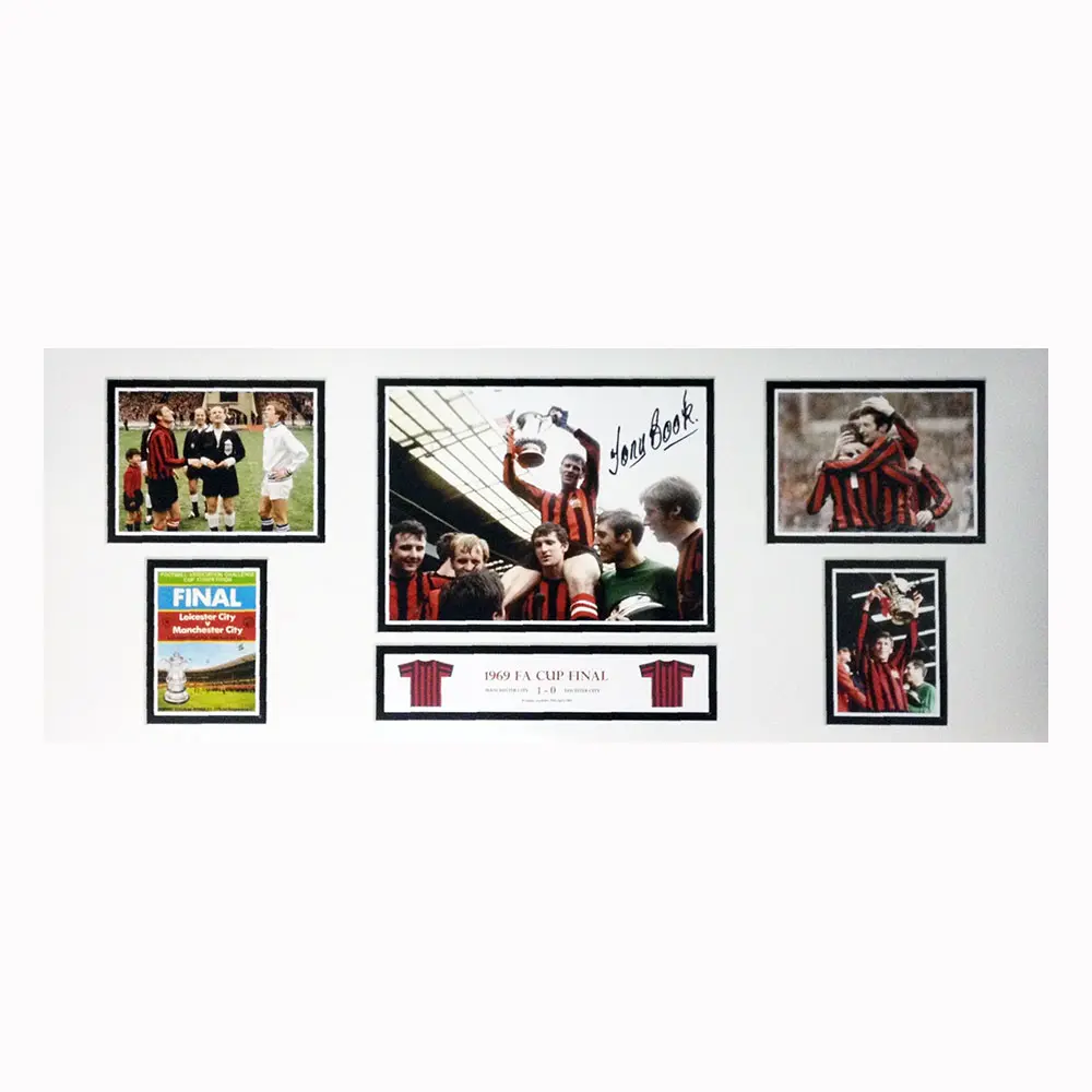 Tony Book signed Manchester City 1969 storyboard