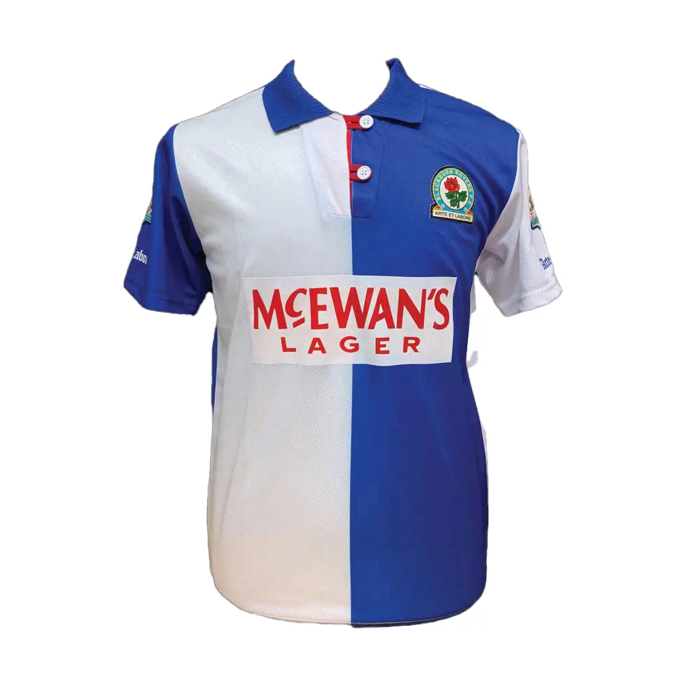 Alan Shearer signed Blackburn Rovers shirt.