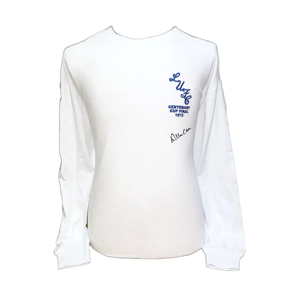 Allan Clarke signed Leeds United FA Cup Final shirt