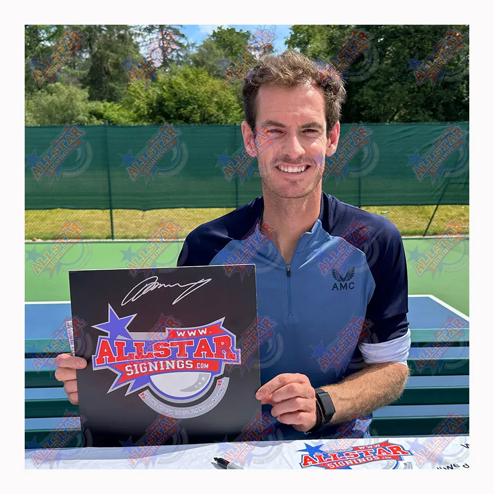 Andy Murray framed & signed Castore AMC shirt