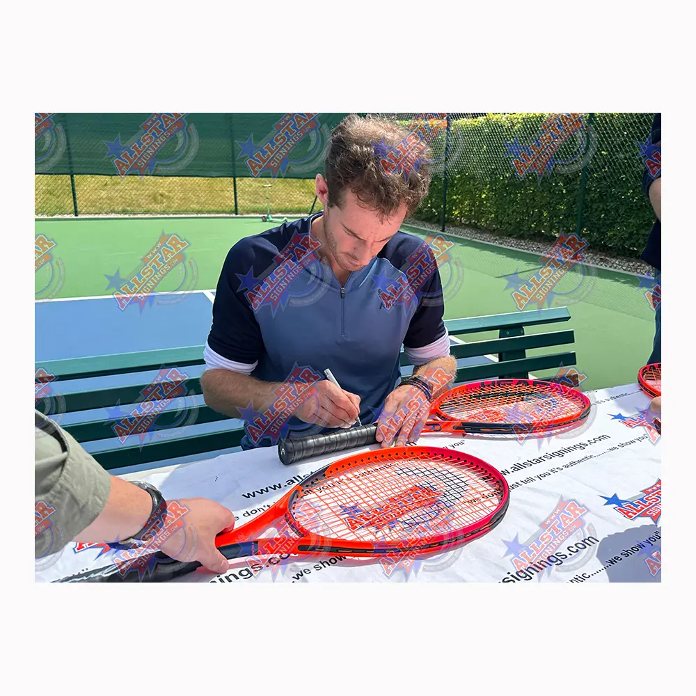 Andy Murray signed Head tennis racket