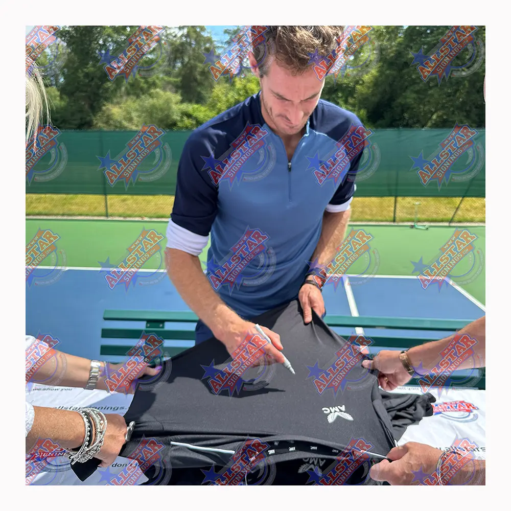 Andy Murray signed Castore AMC shirt