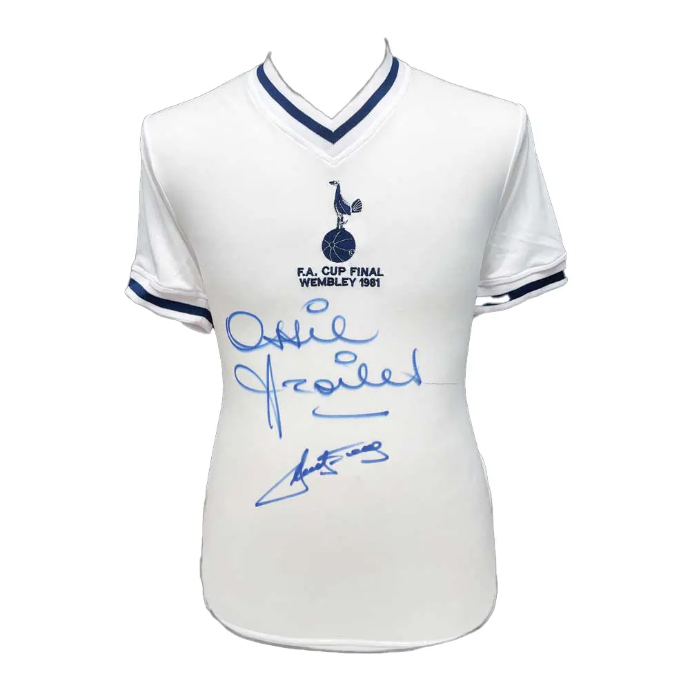 Ossie Ardiles & Ricky Villa dual signed 1981 FA Cup Final shirt.