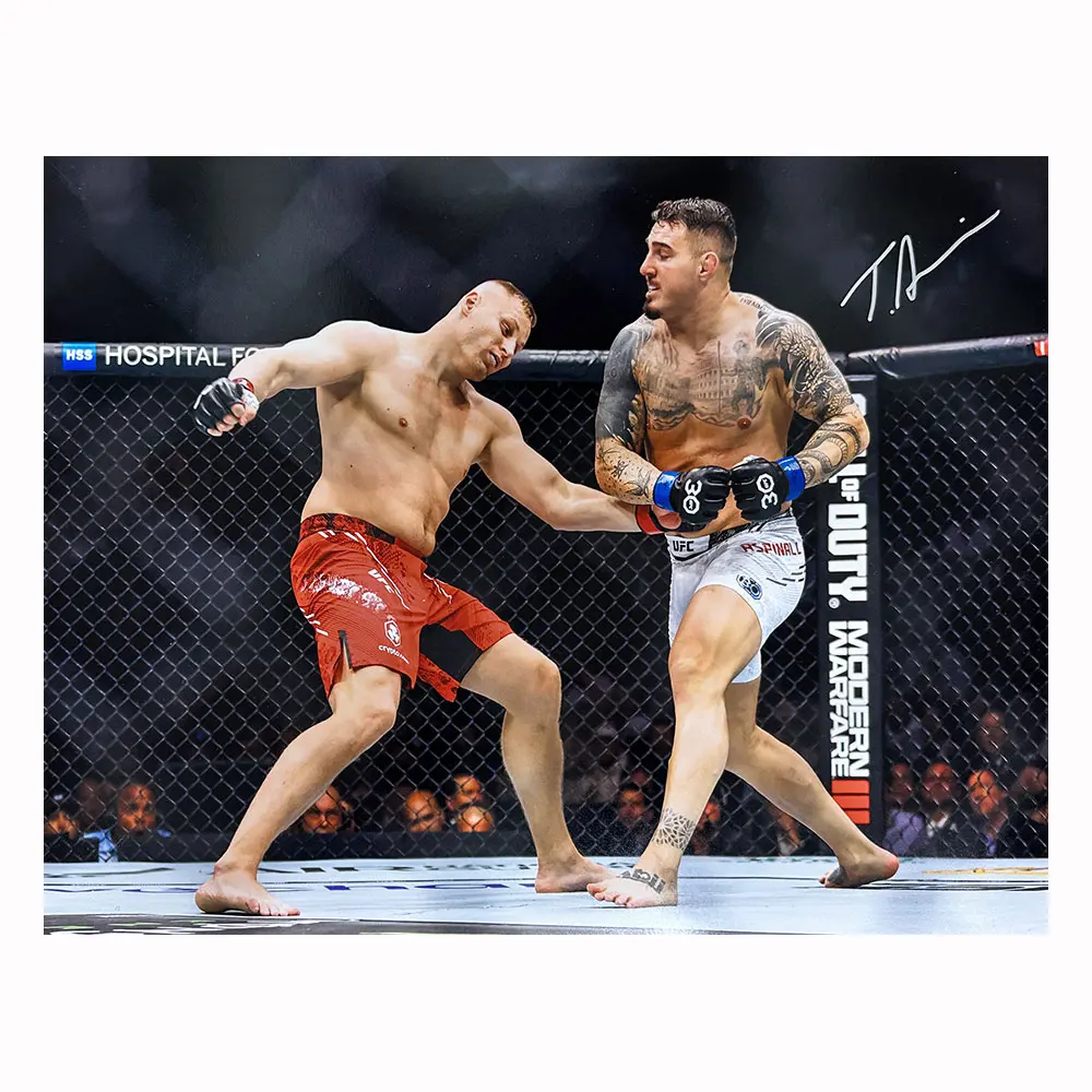 Tom Aspinall UFC 295 signed photo
