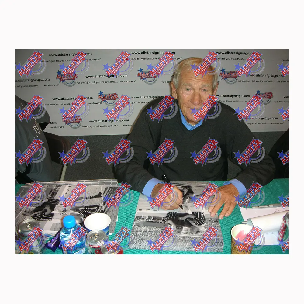 Bert Trautmann signed 1956 FA Cup Final photo (1)
