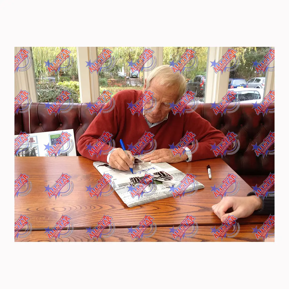 Bert Trautmann signed 1956 FA Cup Final photo (3)