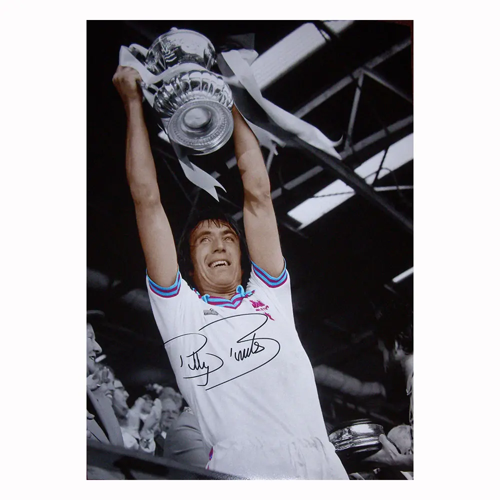 Billy Bonds signed 1980 FA Cup 16x12 photo