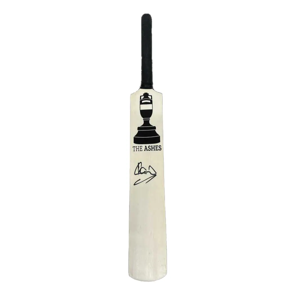 Ian Botham signed Ashes cricket mini bat