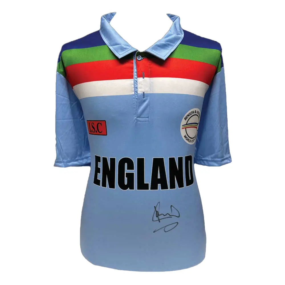Ian Botham signed England 1992 Cricket World Cup shirt