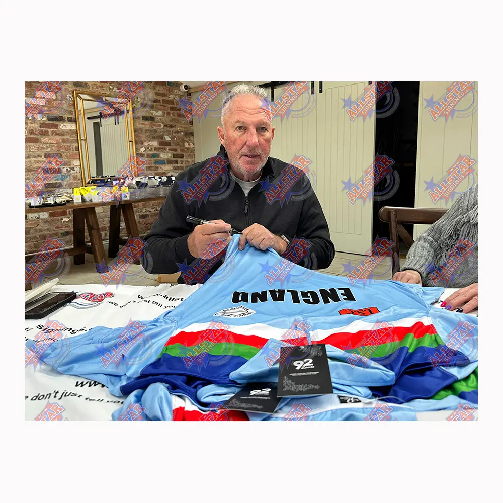 Ian Botham signed England 1992 Cricket World Cup shirt