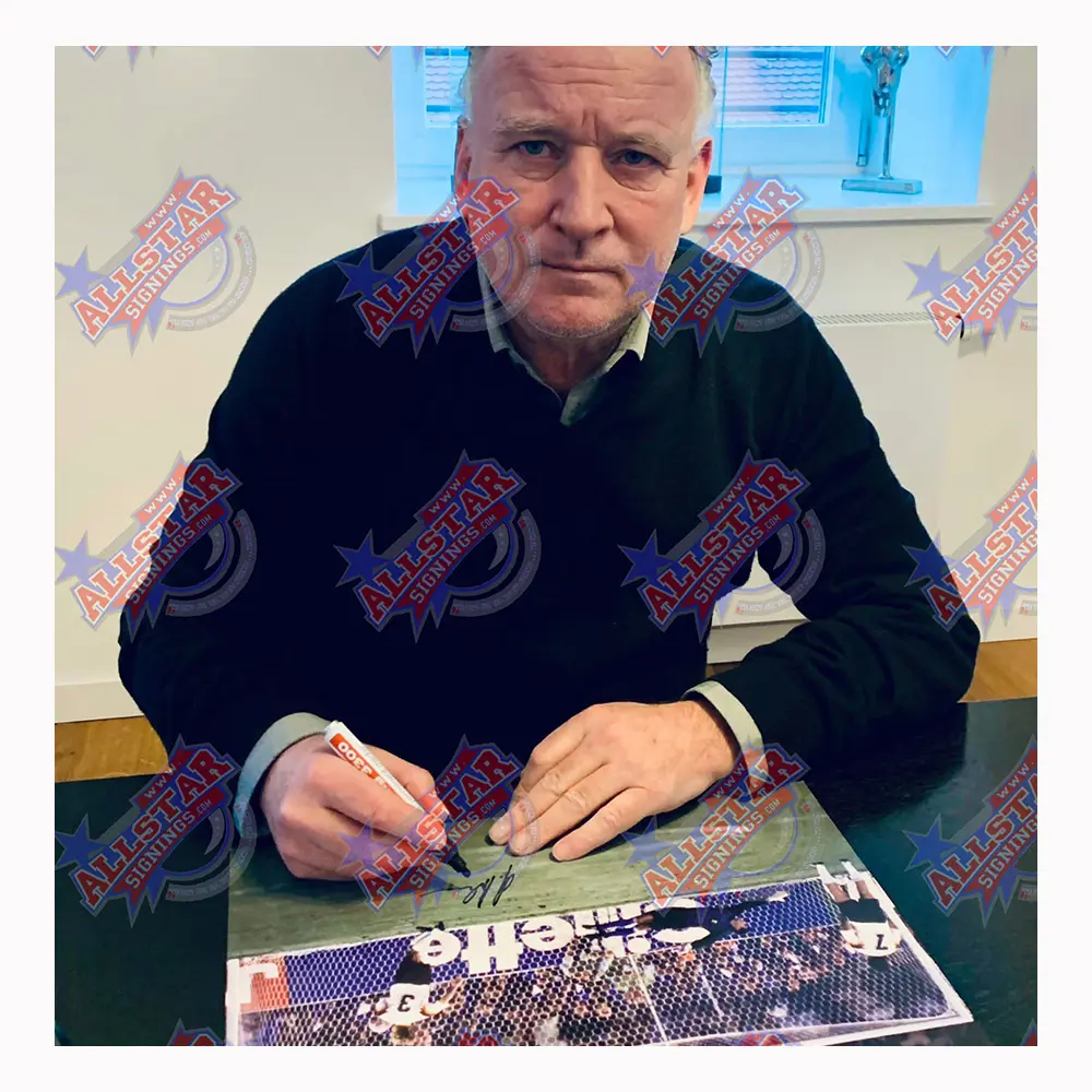 Andreas Brehme signed 1990 World Cup Final photo