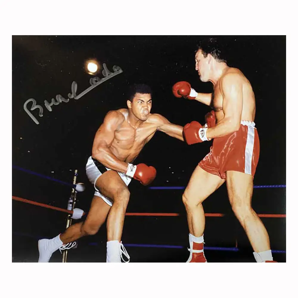 Brian London signed 10x8 photo vs Muhammad Ali
