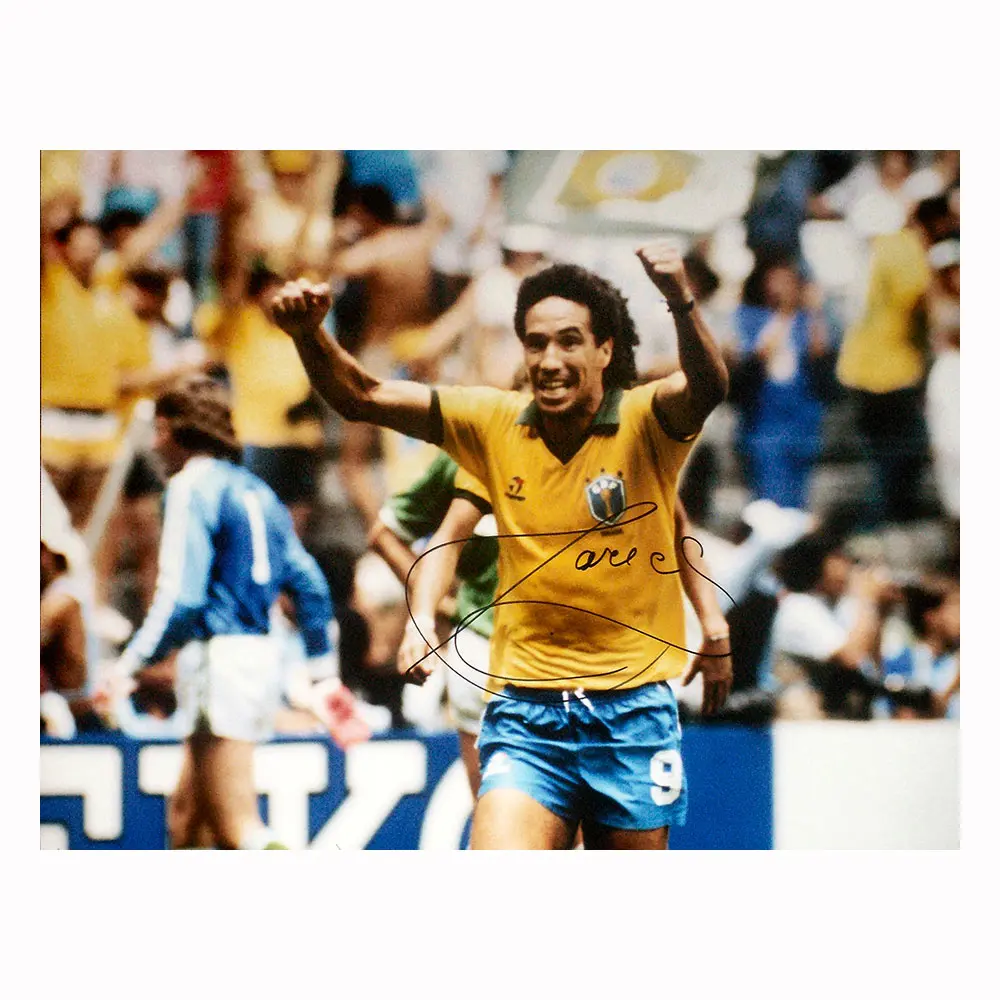Careca signed 1986 World Cup photo