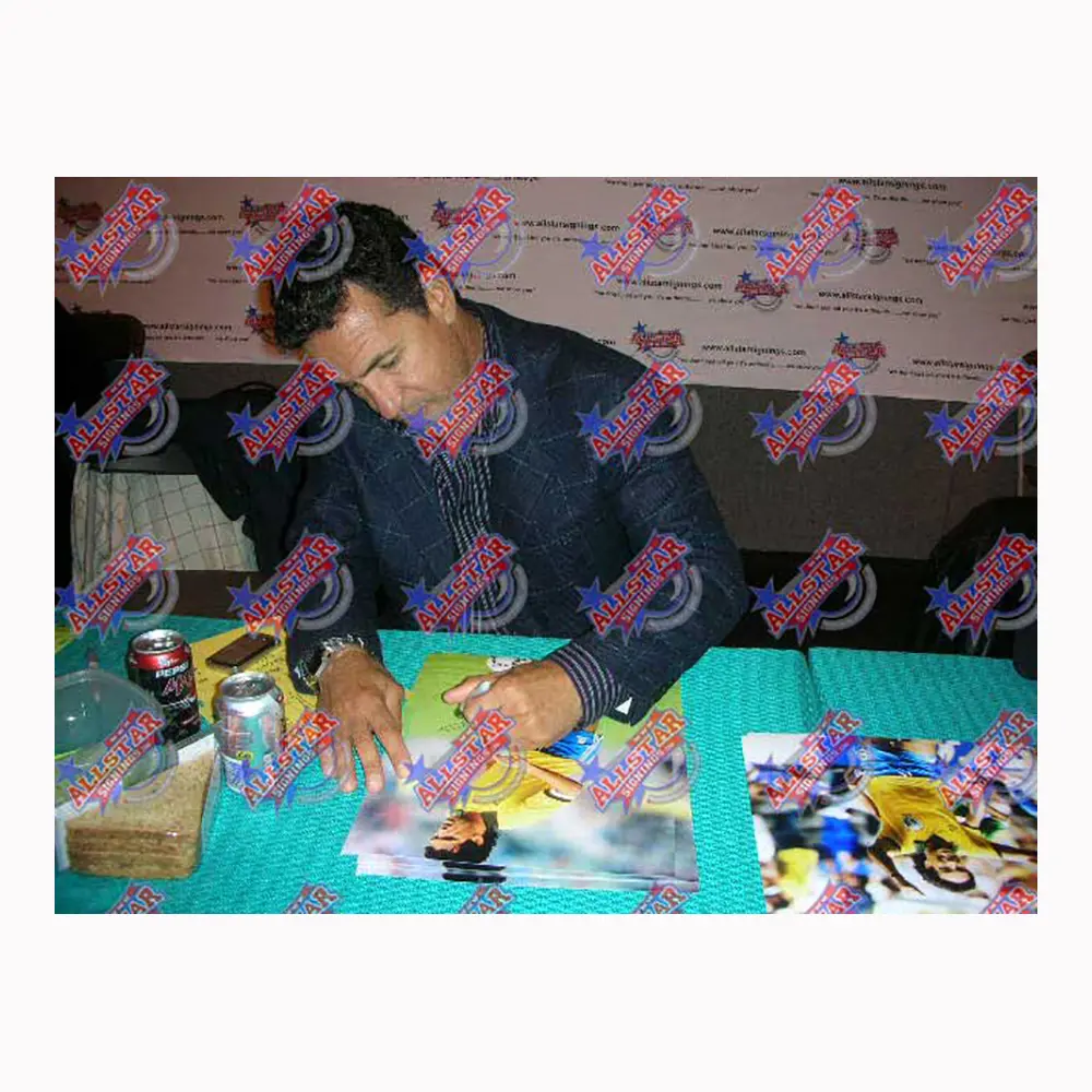 Careca signed 1986 World Cup photo