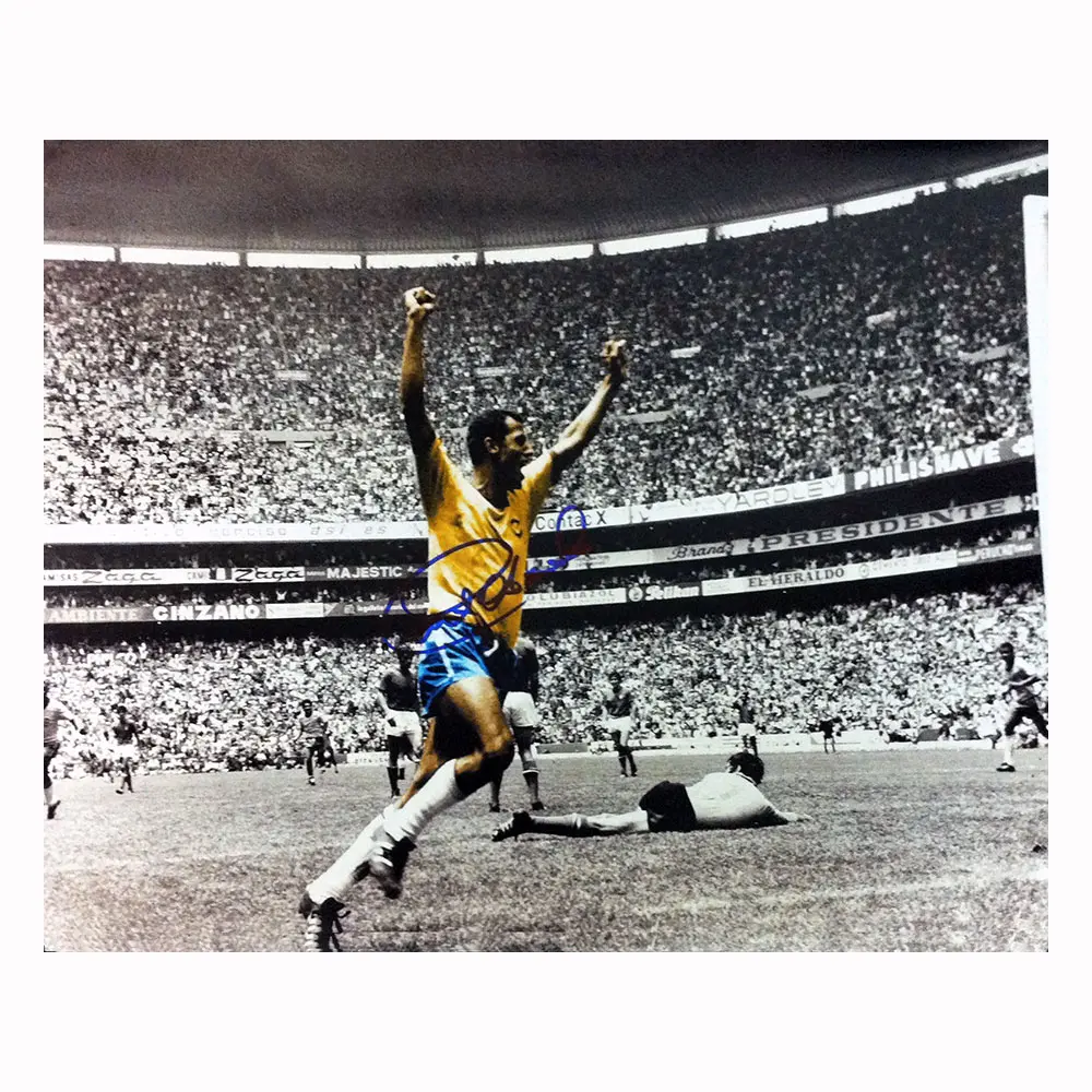 Carlos Alberto "Greatest team goal" signed photo