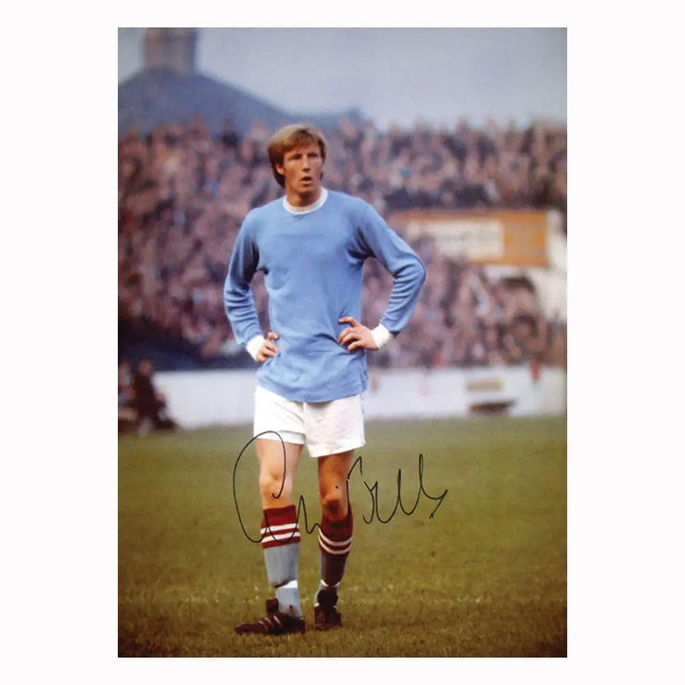 Colin Bell signed 16x12 photo