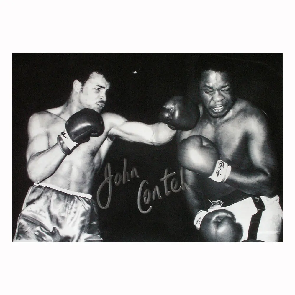John Conteh signed 10x8 photo