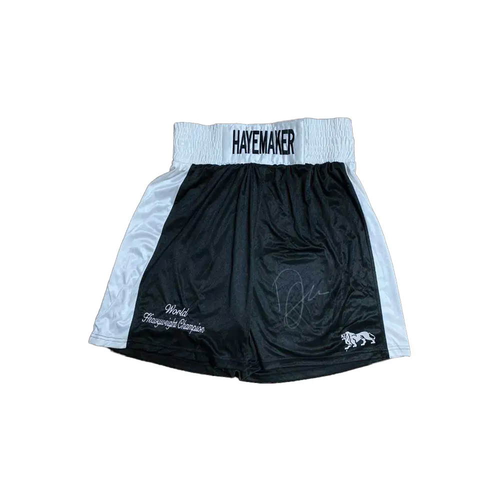 David Haye signed boxing trunks