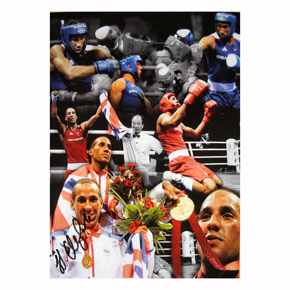 James Degale signed 16x12 photo
