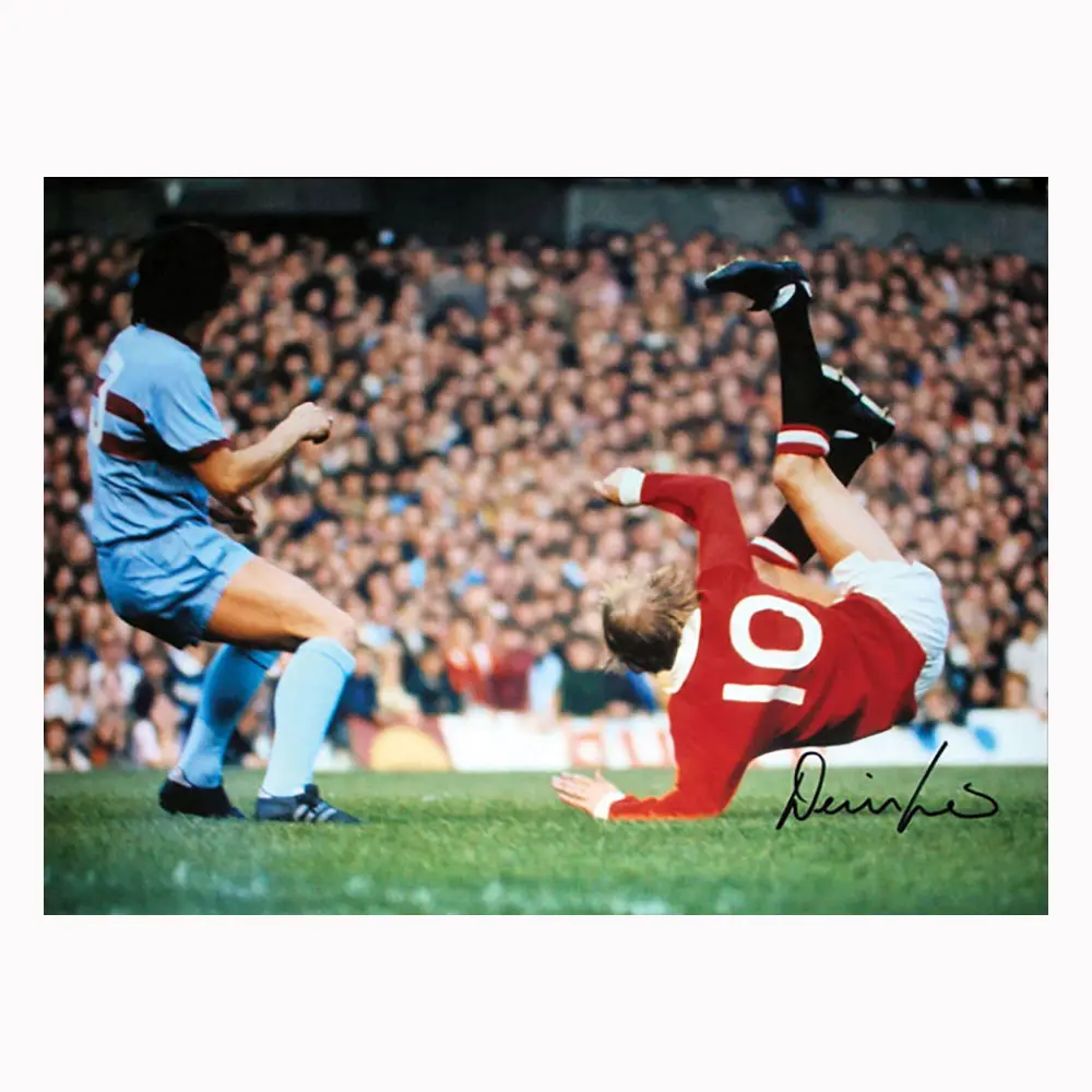 Denis Law signed photo