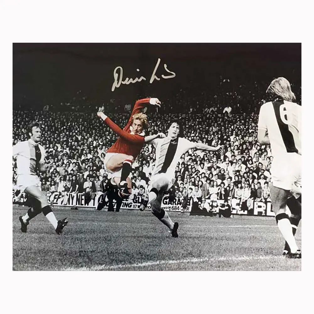 Denis Law signed photo