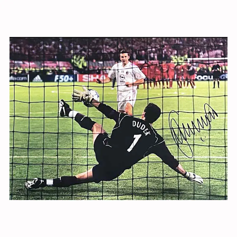 Jerzy Dudek Signed Liverpool 2005 European Cup Final photo