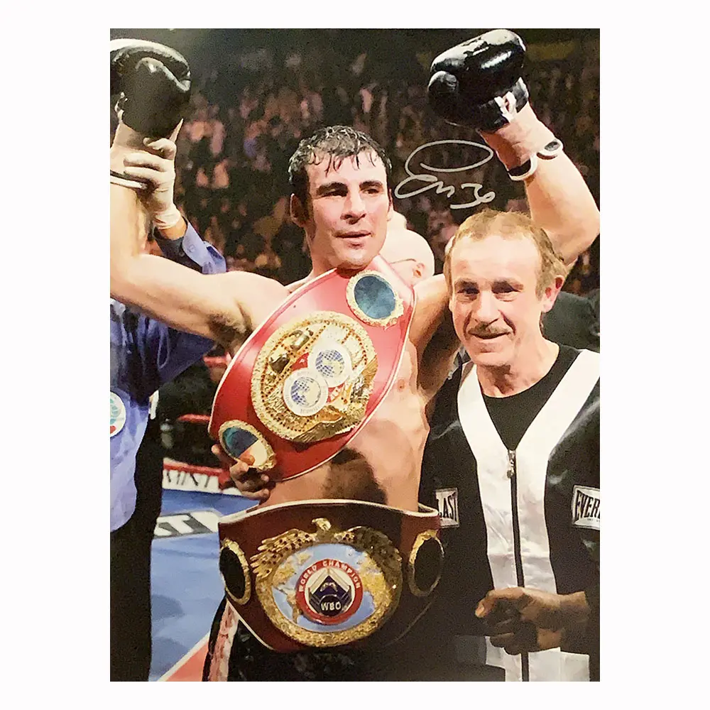 Enzo Calzaghe signed photo