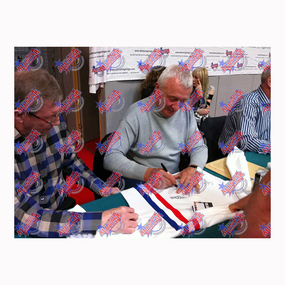 Escape To Victory movie poster signed by 7 players