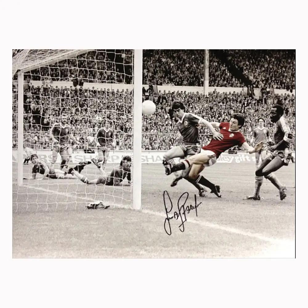 Frank Stapleton Signed Manchester United photo