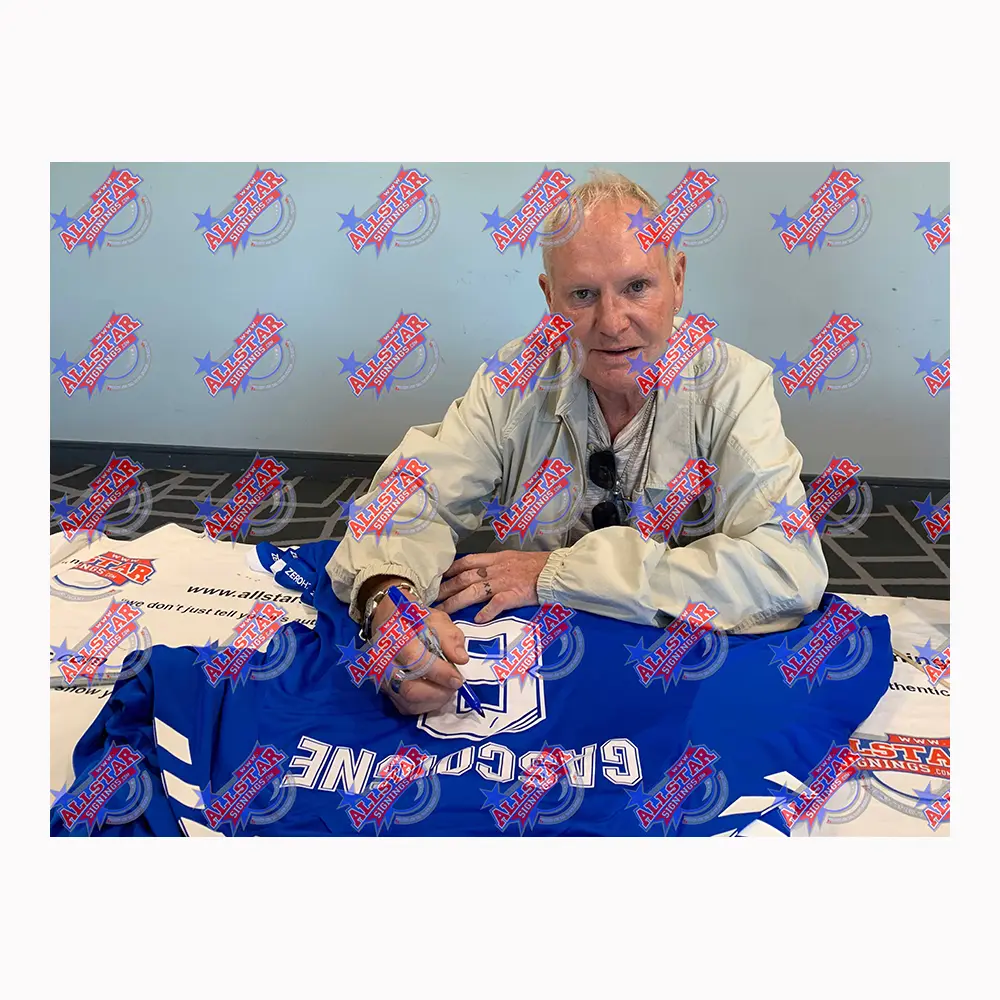 Paul "Gazza" Gascoigne signed Rangers shirt