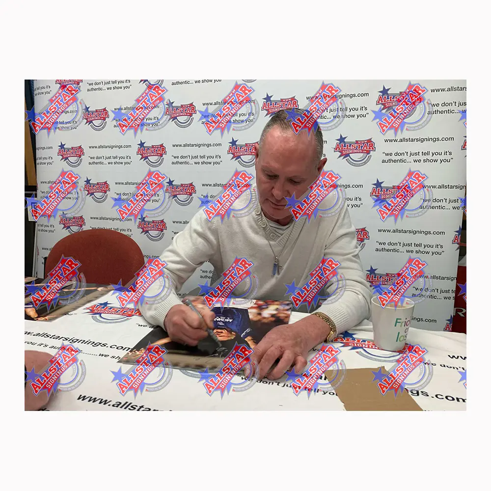 Paul "Gazza" Gascoigne signed photo.
