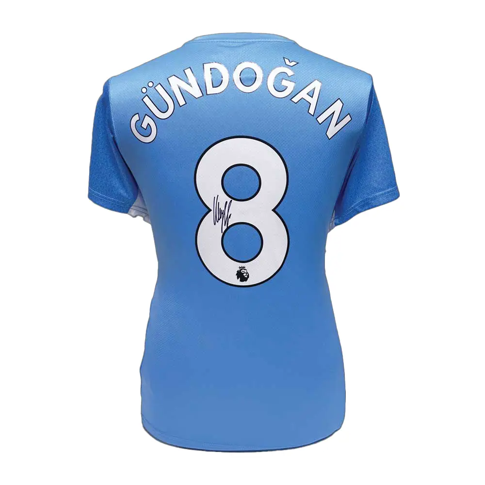 Ilkay Gundogan signed Manchester City shirt
