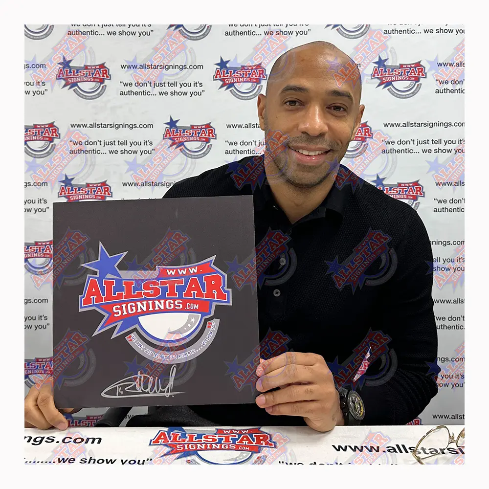 Thierry Henry signed Arsenal 14 shirt