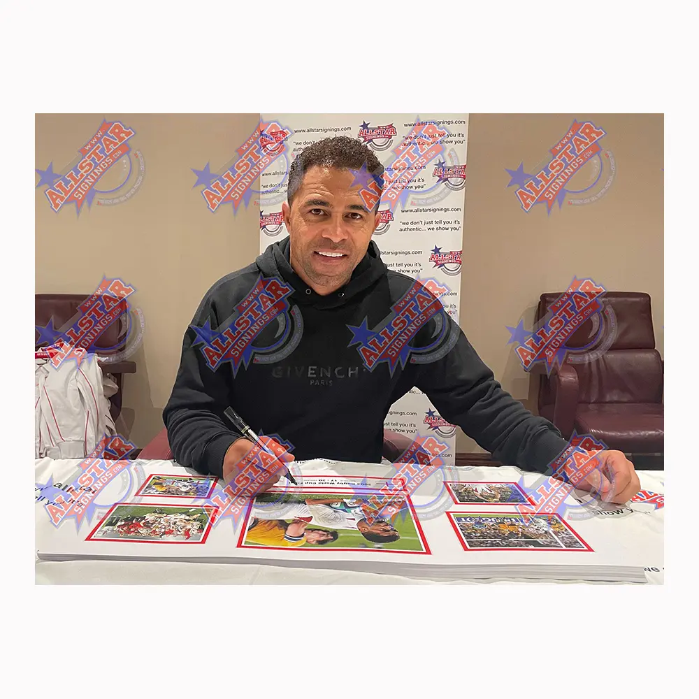 Jason Robinson signed England 2003 World Cup Final 30x12 storyboard